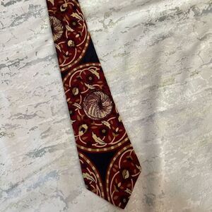 Vintage Yves Saint Laurent Italy 100% silk paisley tie